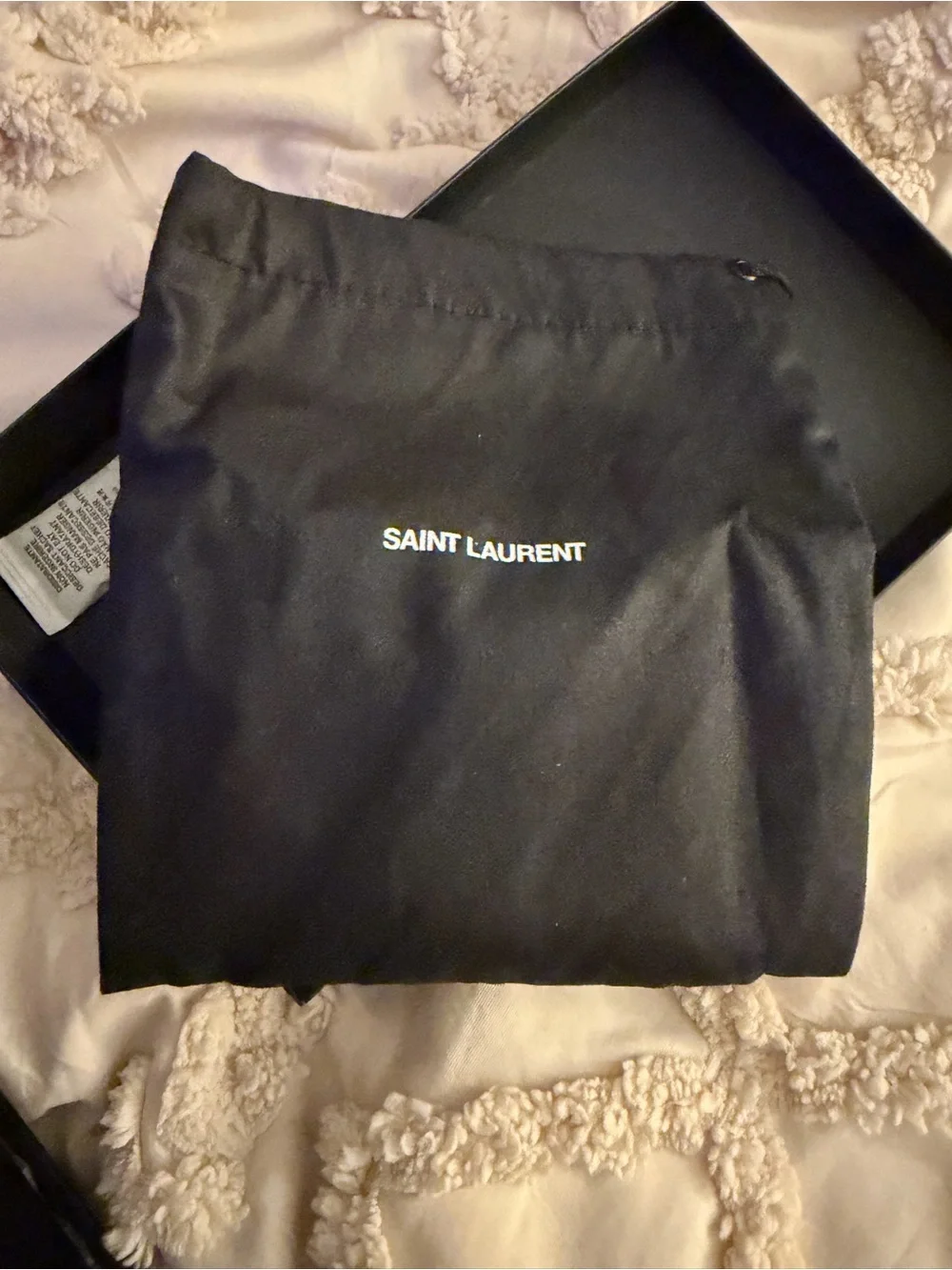 Saint Laurent Crocodile Card Holder NEW with box, dust bag, authenticity card